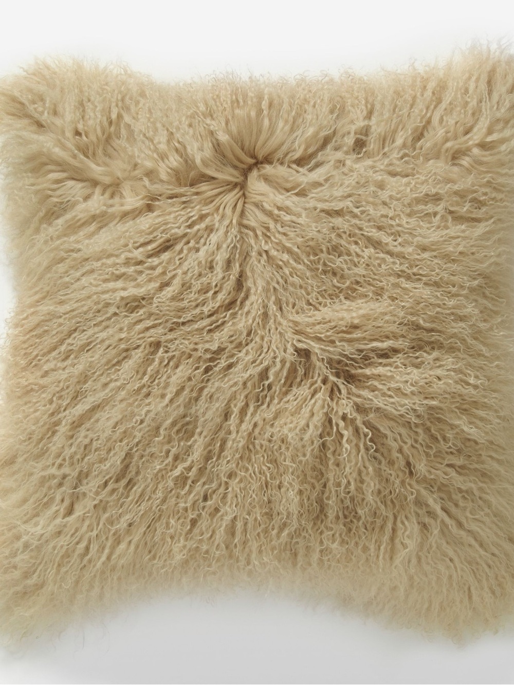 West Elm Mongolian Fur Throw Pillow
